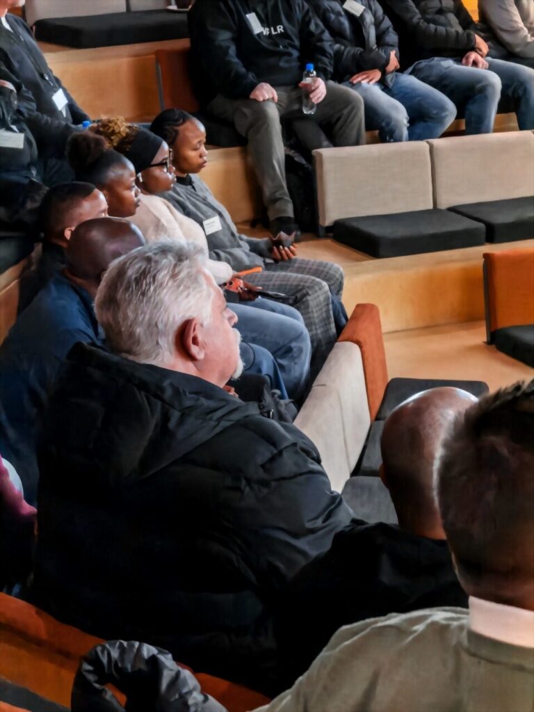 Attendees seated at the Johannesburg AI Governance workshop